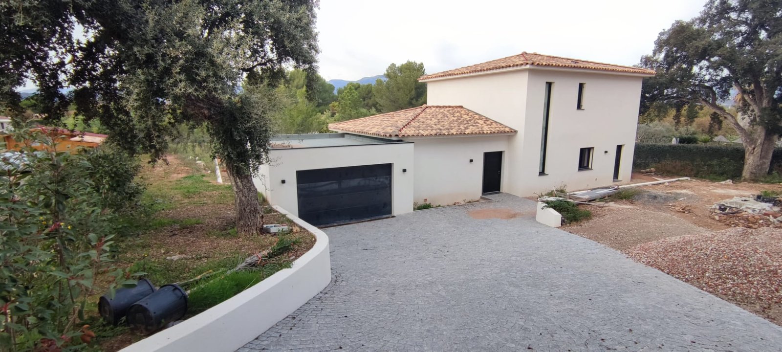 Peinture murale salon Pegomas - Sud Artiste Rénovation