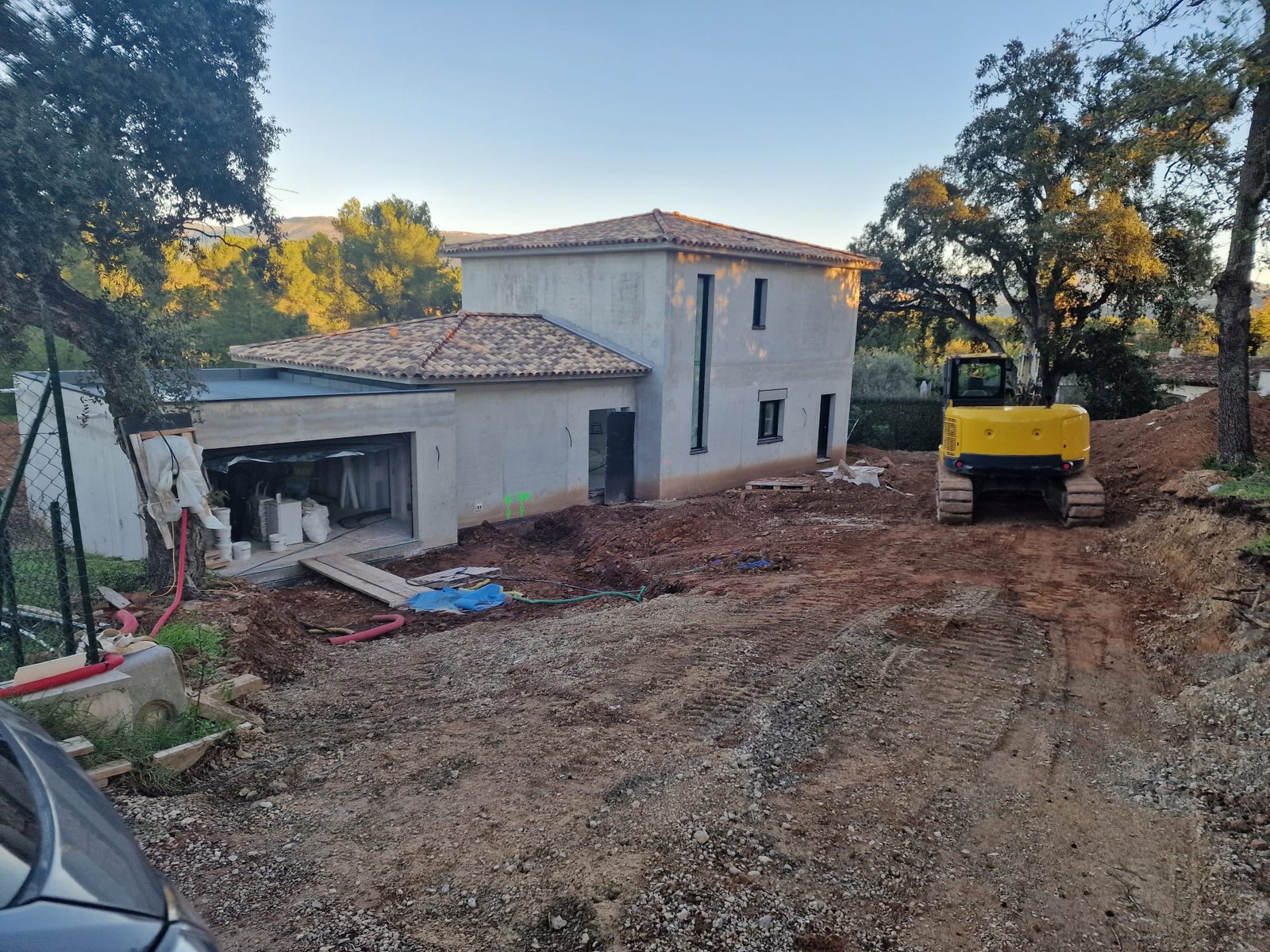 Peinture murale salon Pegomas - Sud Artiste Rénovation